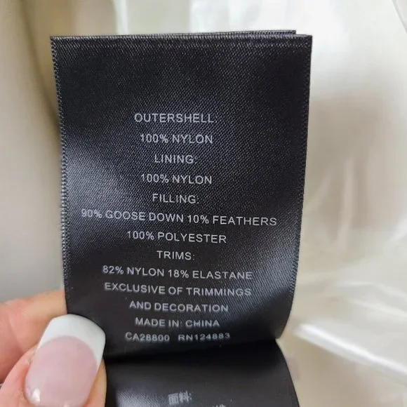 Rudsak Mette White Puffer Belted Jacket - Picture 15 of 16